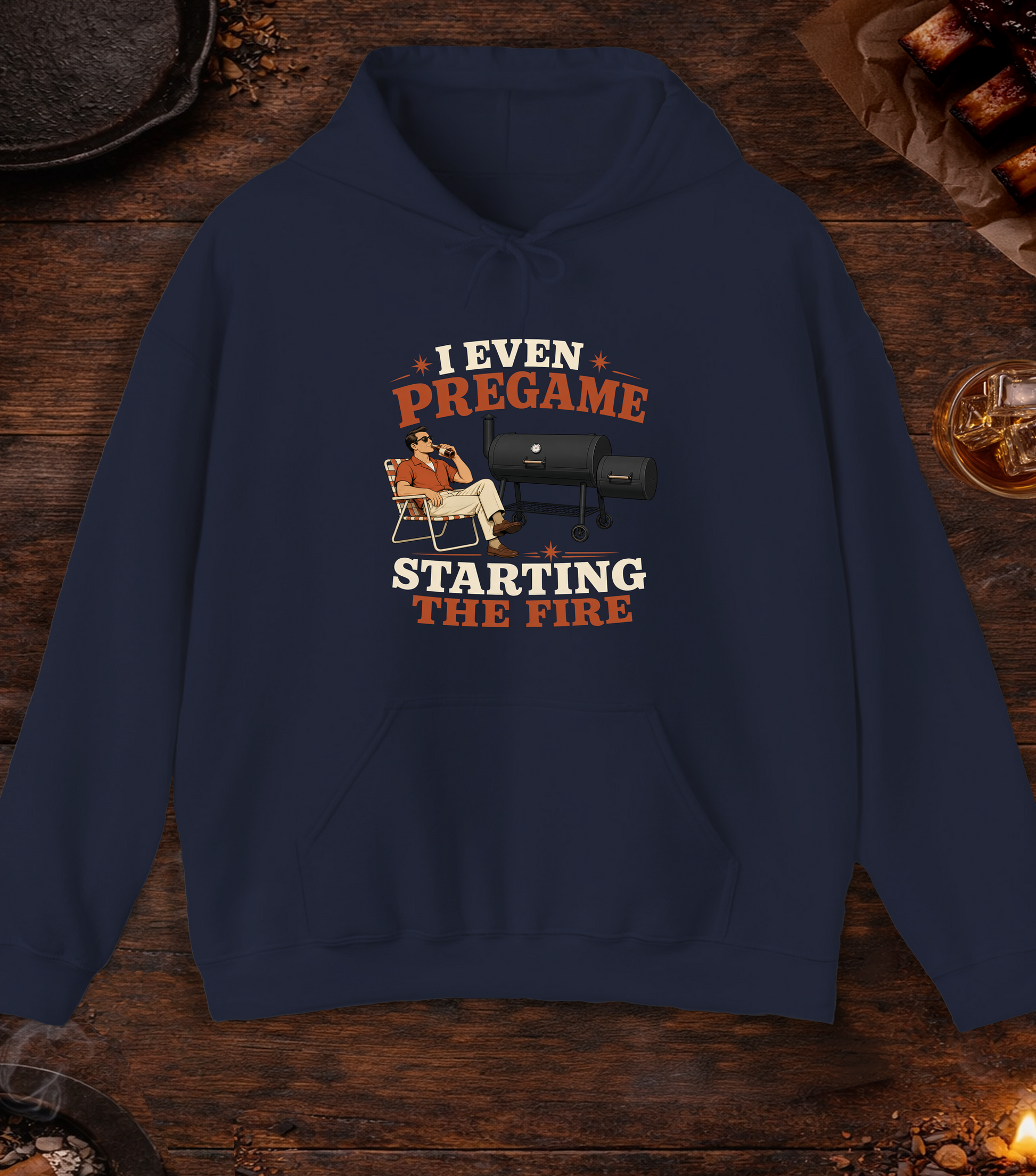 Pregame The Fire Hoodie - Navy