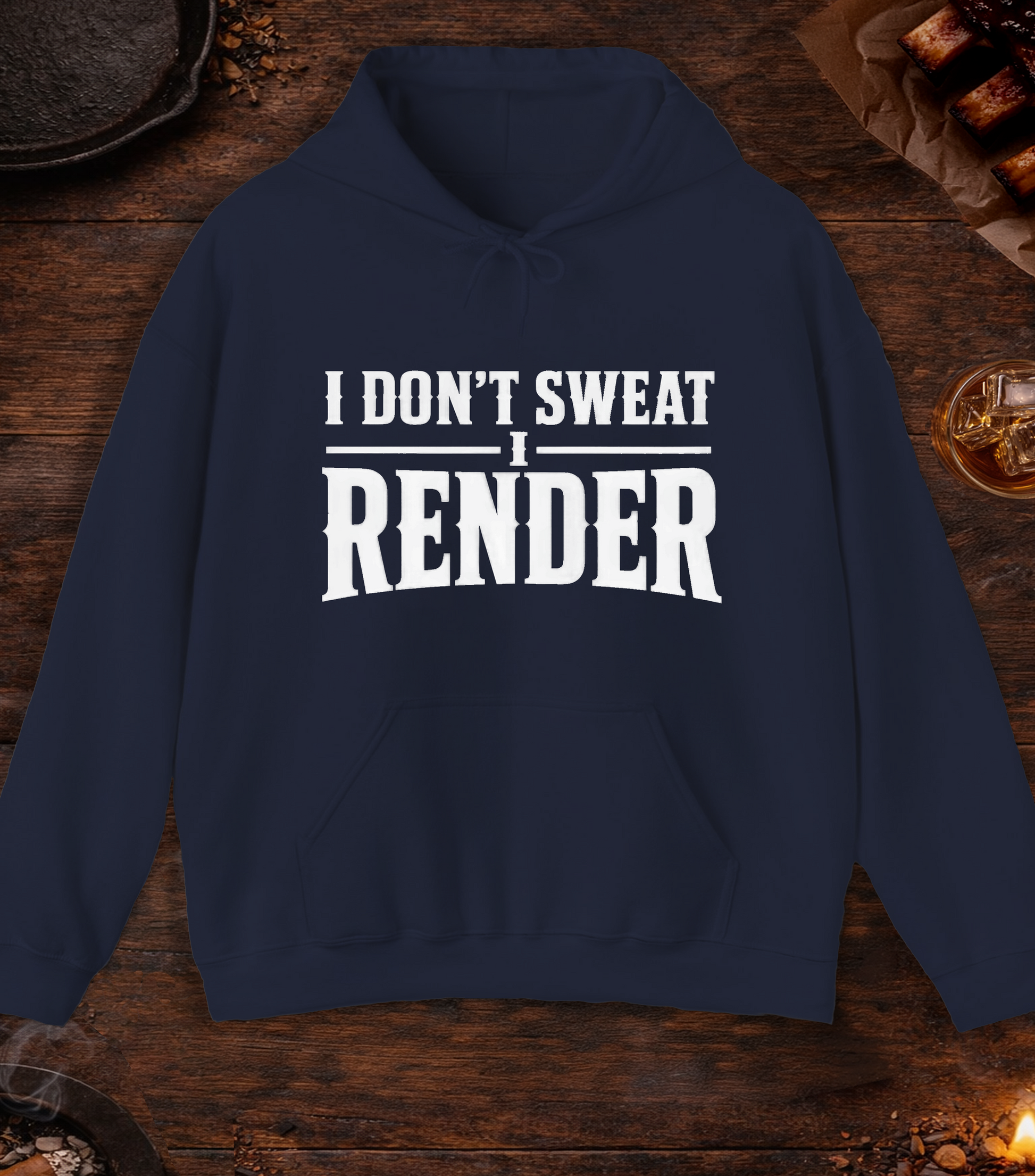 I Render Hoodie - Navy