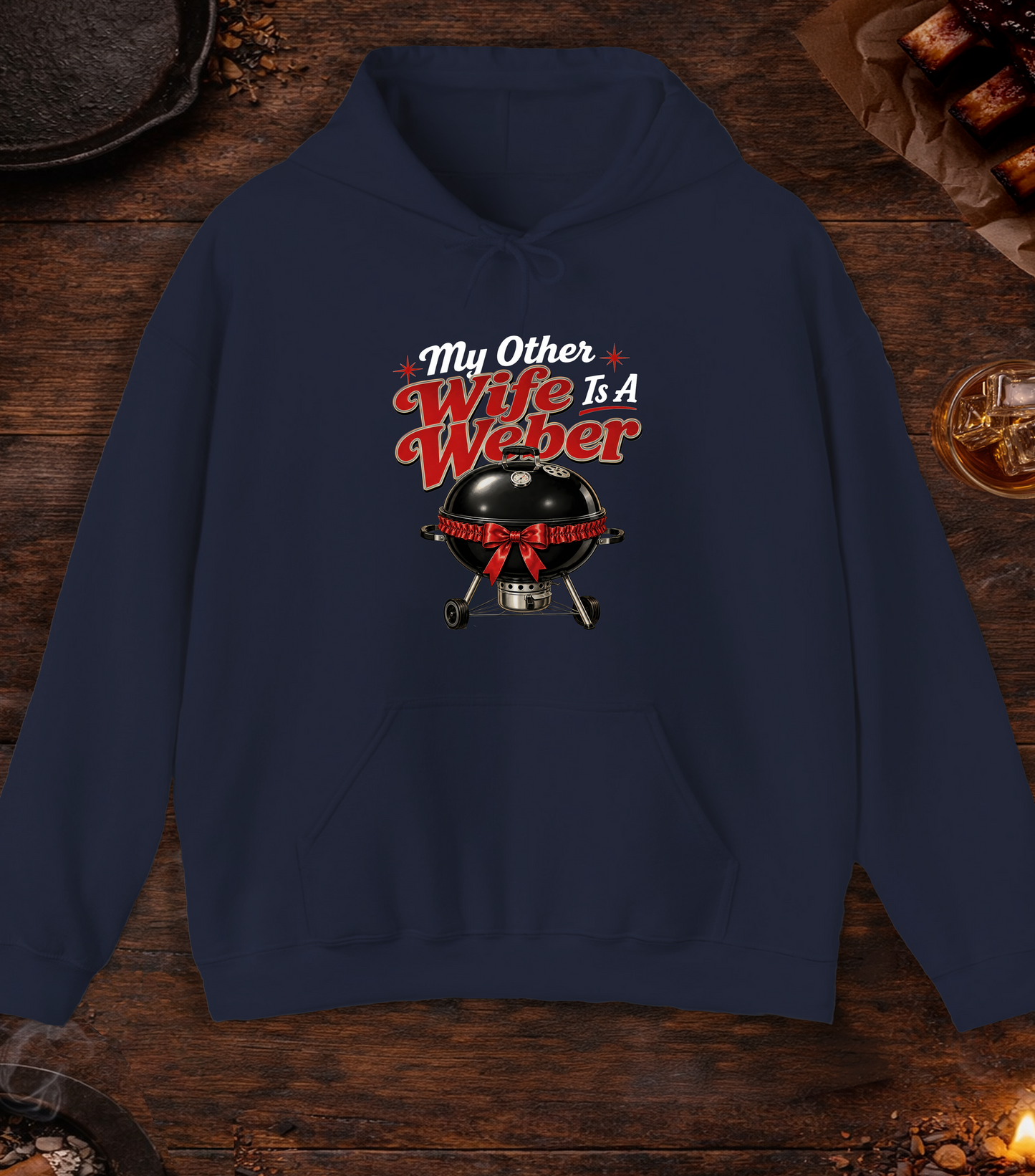 Wife Weber Hoodie - Navy
