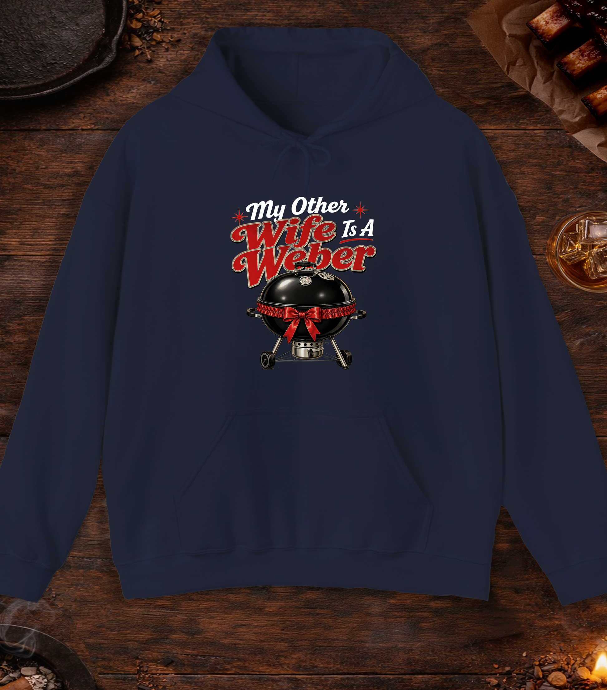 Wife Weber Hoodie - Navy