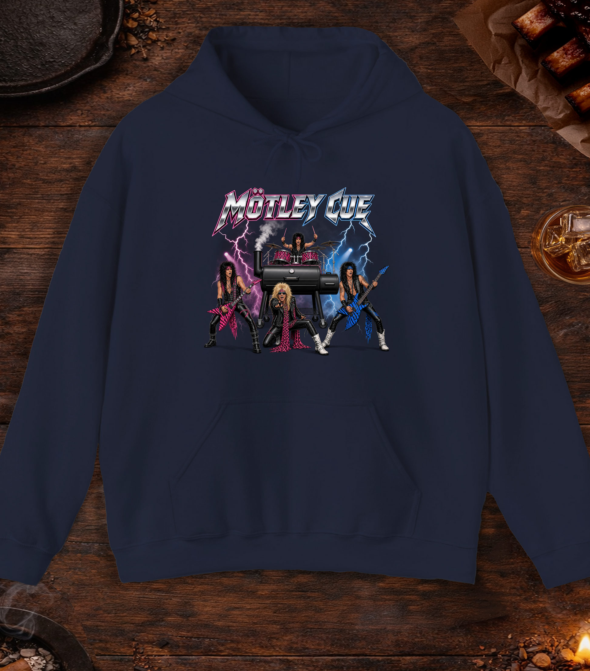 Motley Cue Hoodie - Navy