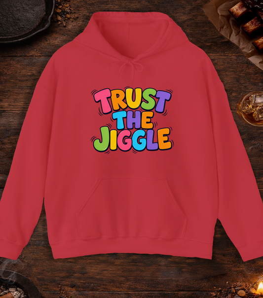 Trust the Jiggle Hoodie - Red