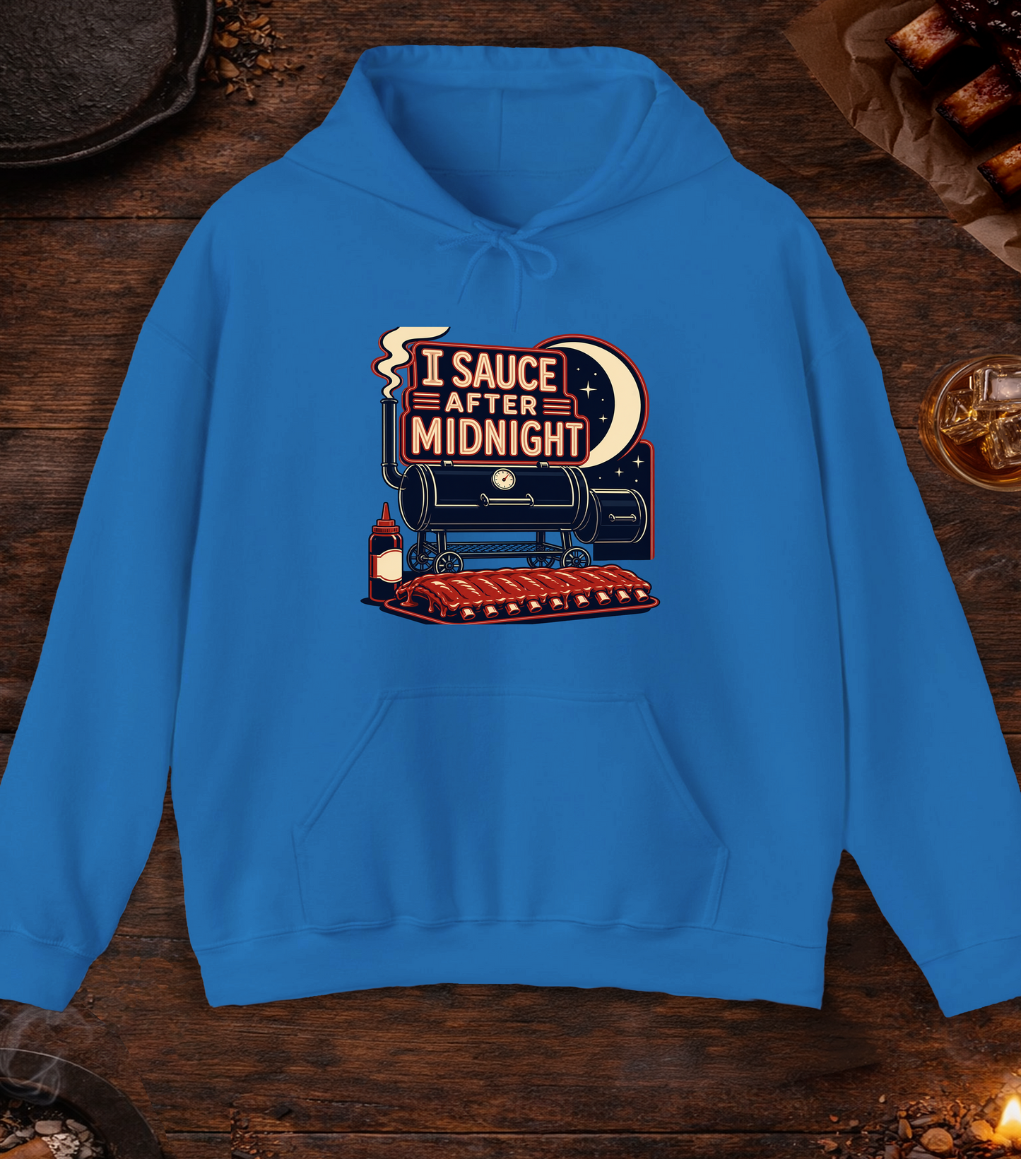 I Sauce After Midnight Hoodie - Royal