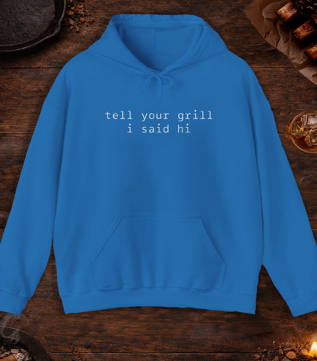 Grill Hi Hoodie - Royal