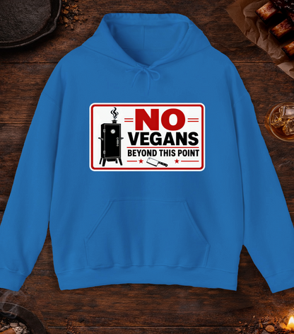 No Vegans Hoodie - Royal