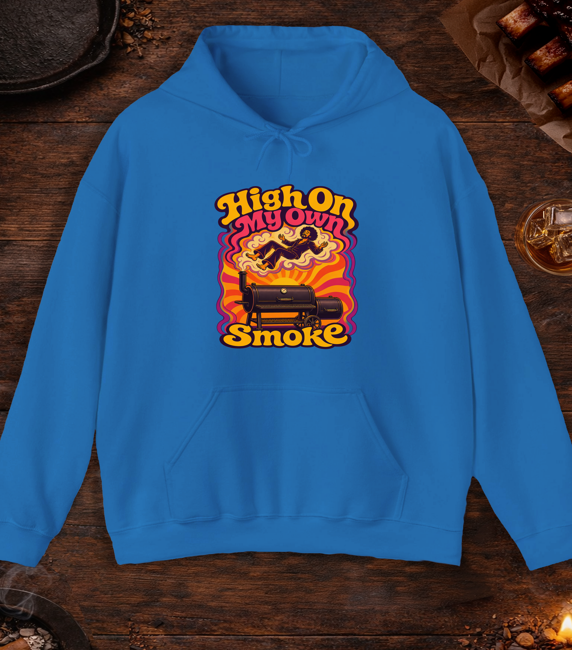 My Own Smoke Hoodie - Royal