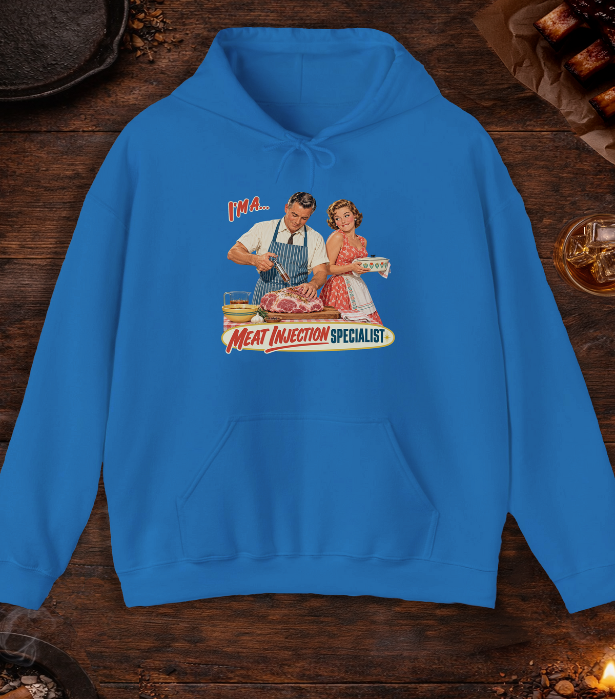 Meat Injection Hoodie - Royal