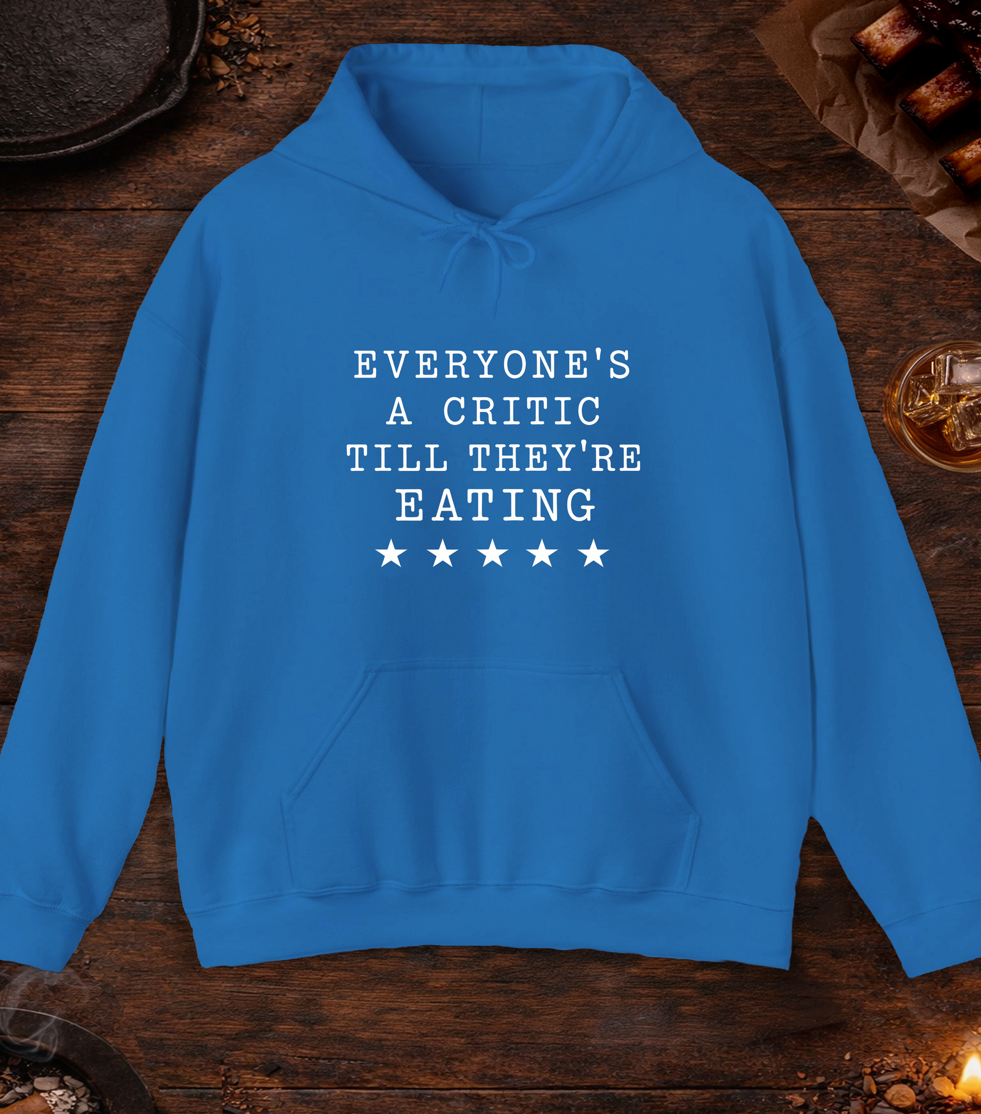 Everyones a Critic Hoodie - Royal