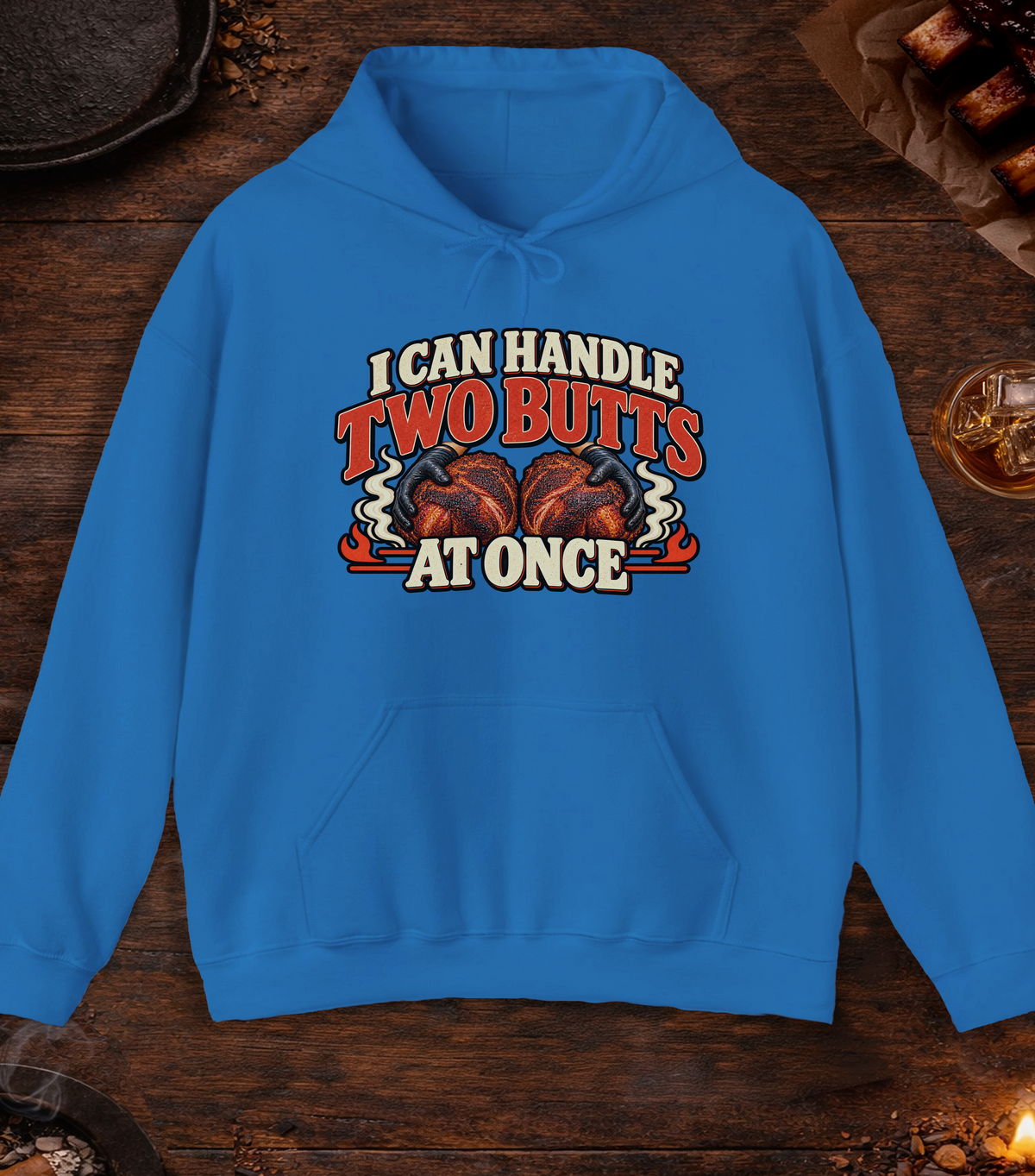 Handle Butts Hoodie - Royal