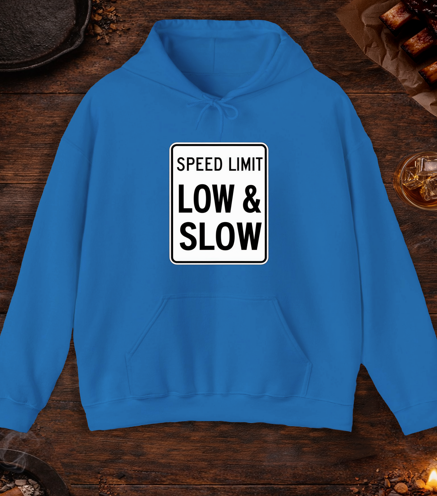 Speed Limit Low Slow Hoodie - Royal