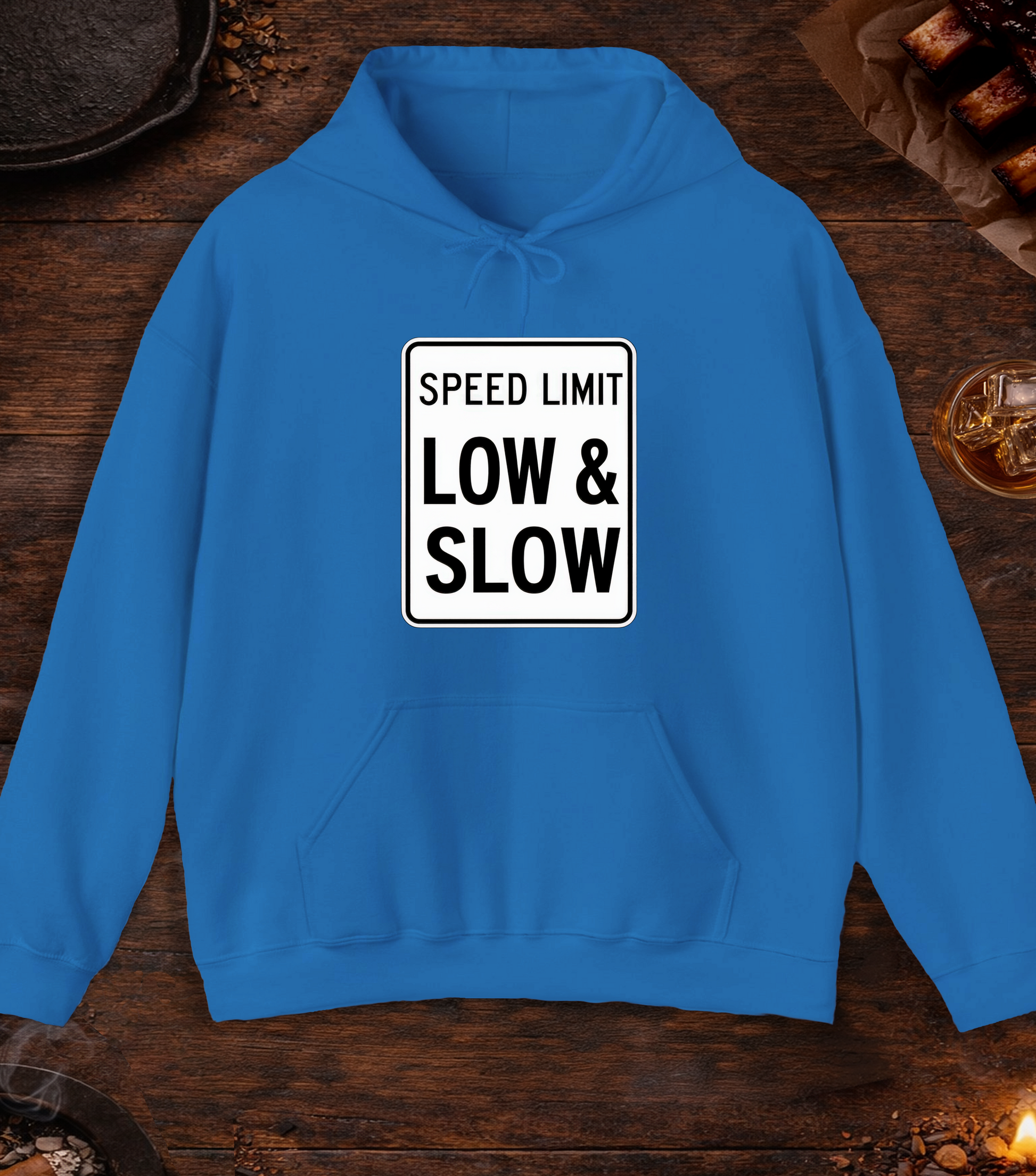 Speed Limit Low Slow Hoodie - Royal