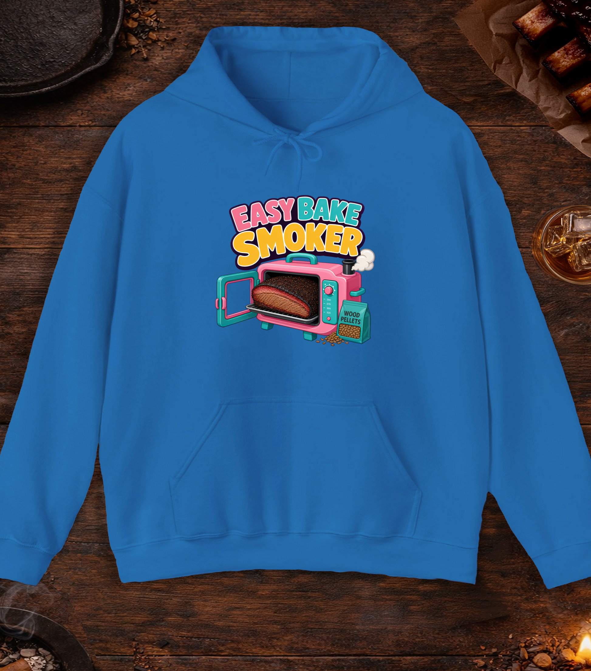 Easy Bake Smoker Hoodie - Royal