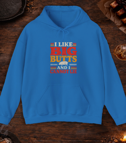 Like Big Butts Hoodie - Royal