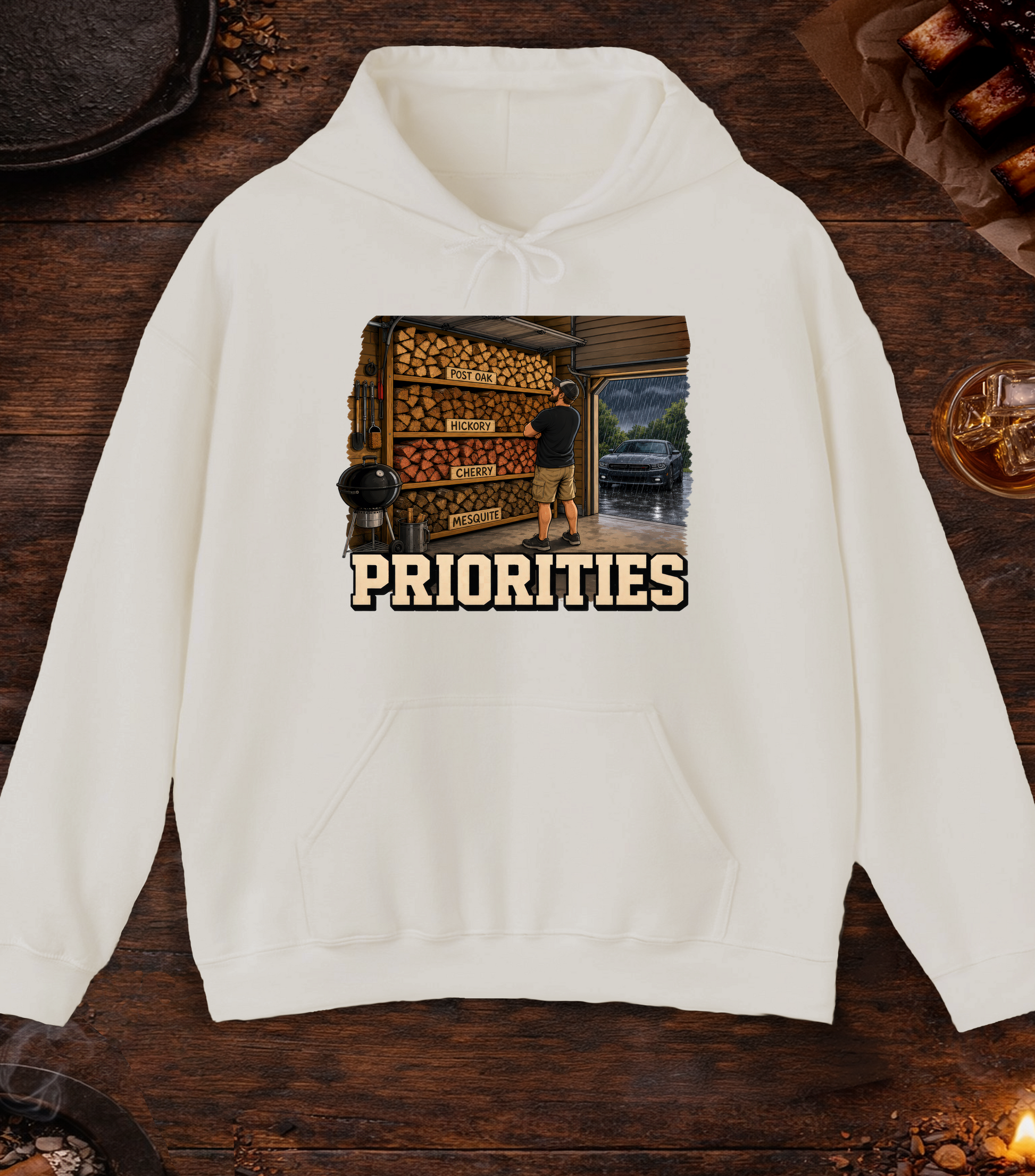 Priorities Hoodie - Sand