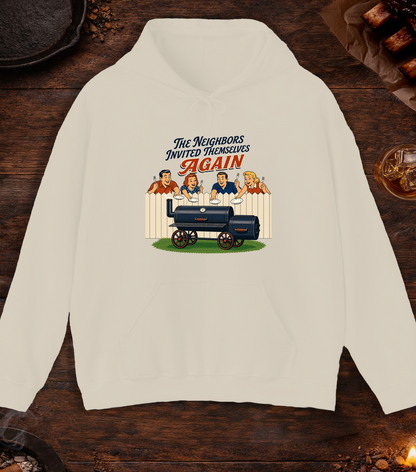 Neighbors Invited Themselves Hoodie - Sand