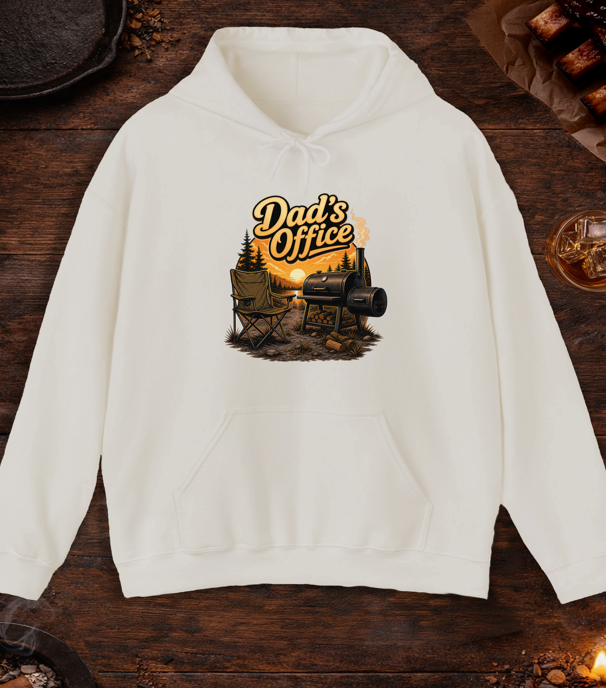 Dad's Office Hoodie - Sand