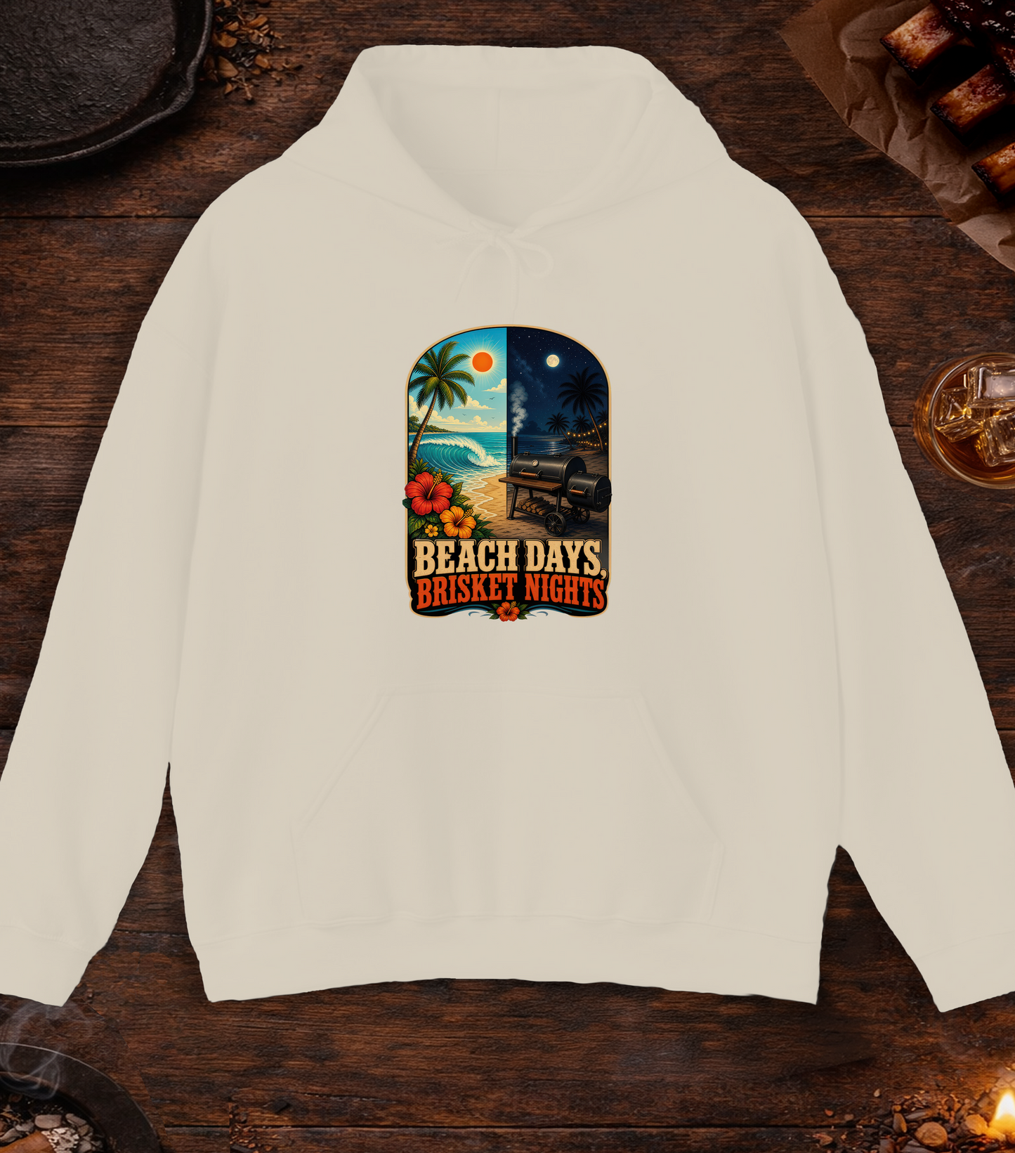 Beach Days Hoodie - Sand