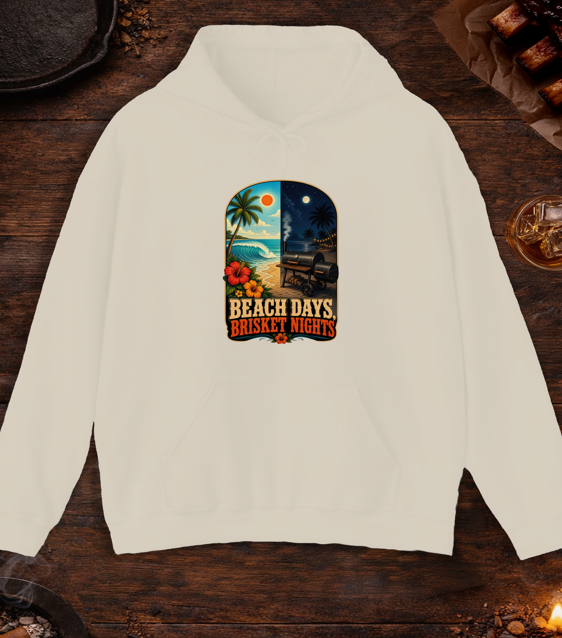 Beach Days Hoodie - Sand