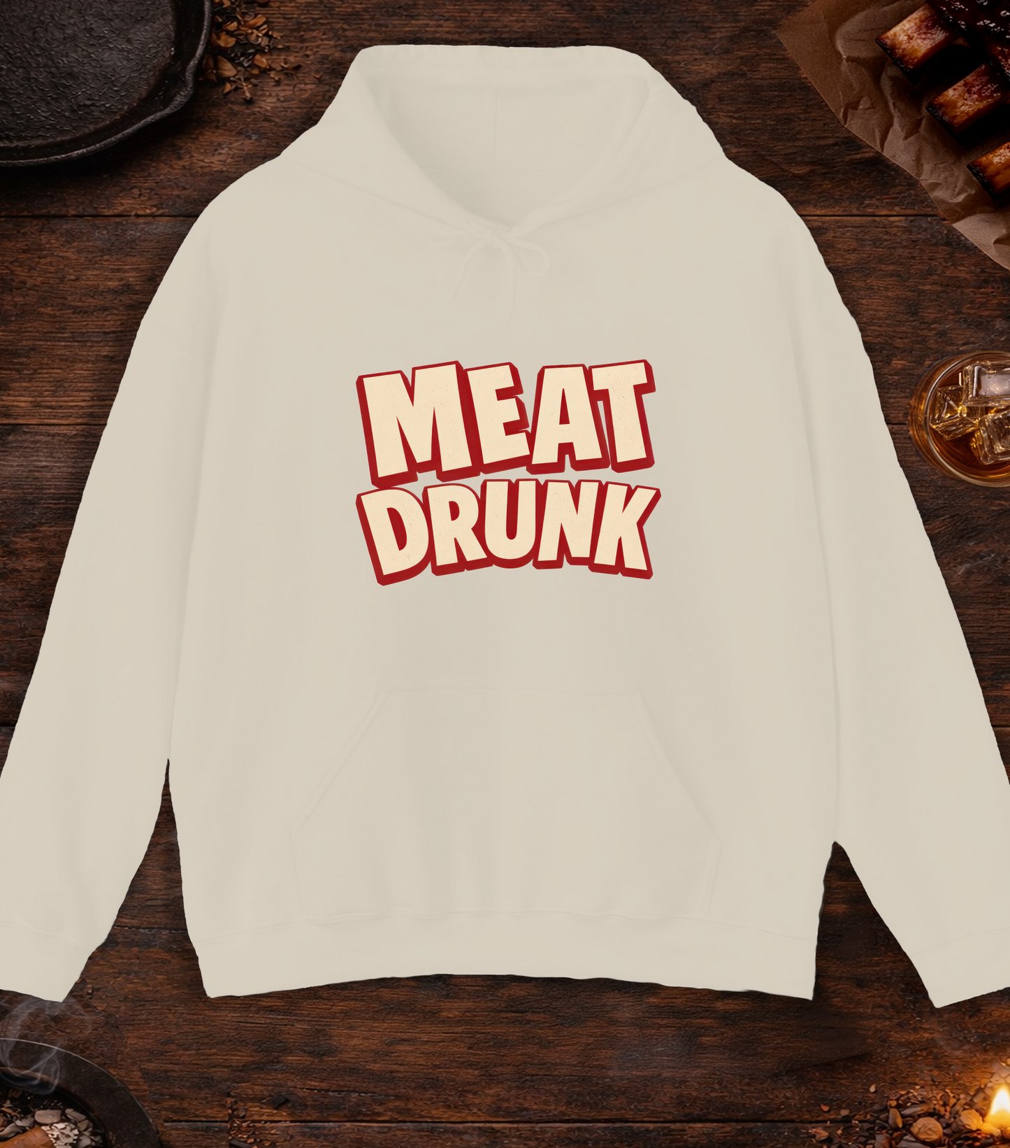 Meat Drunk Hoodie - Sand