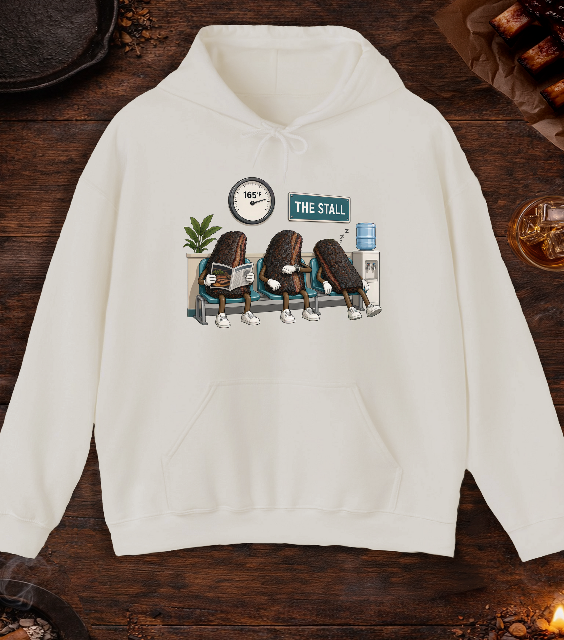 Stall Waiting Room Hoodie - Sand