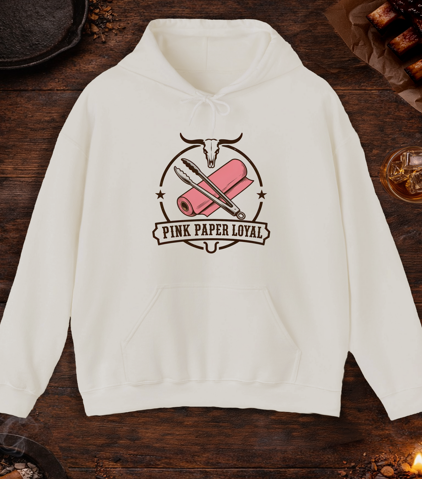 Pink Paper Loyal Hoodie - Sand