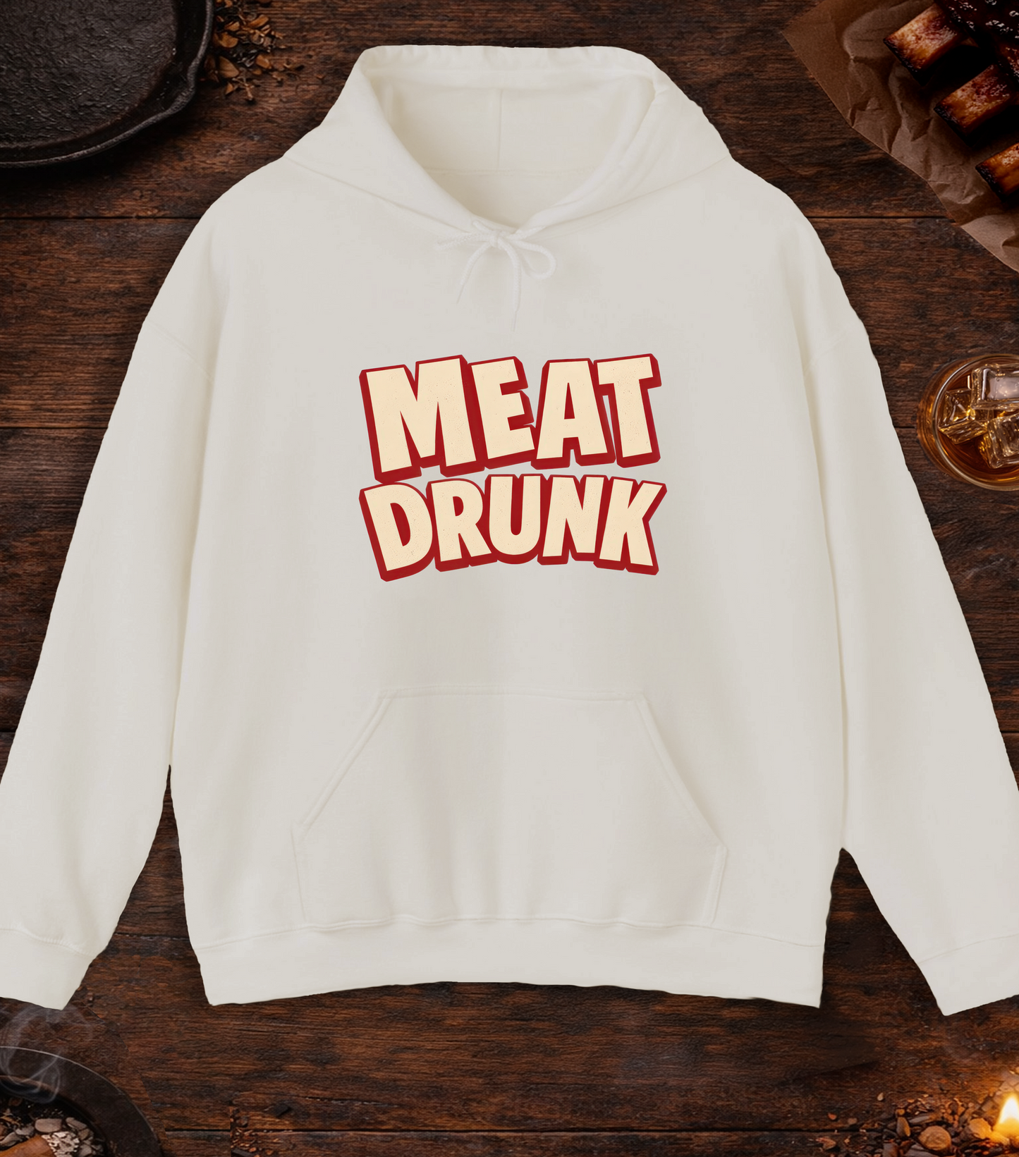 Meat Drunk Hoodie - Sand