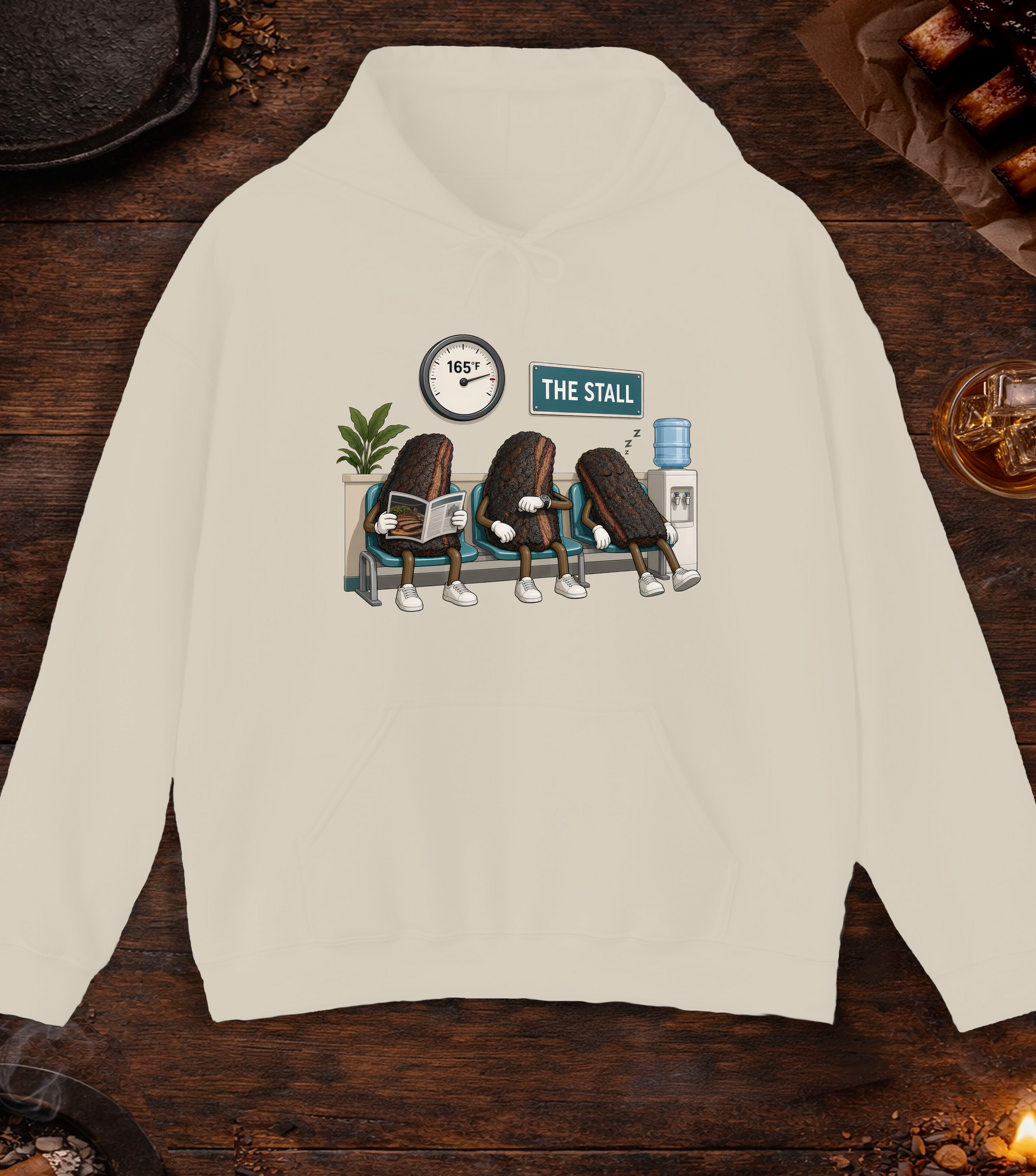 Stall Waiting Room Hoodie - Sand