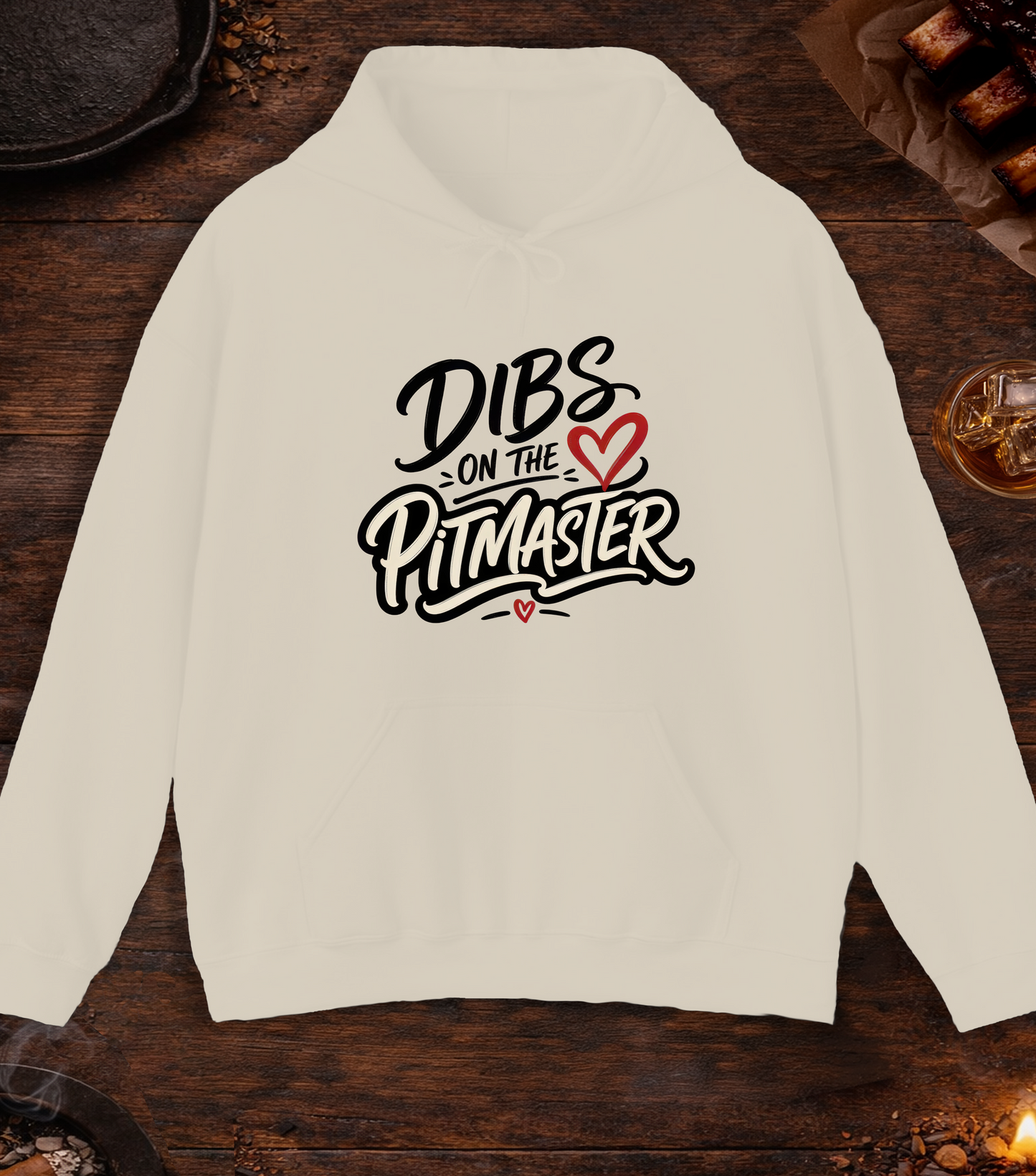 Dibs on the Pitmaster Hoodie - Sand