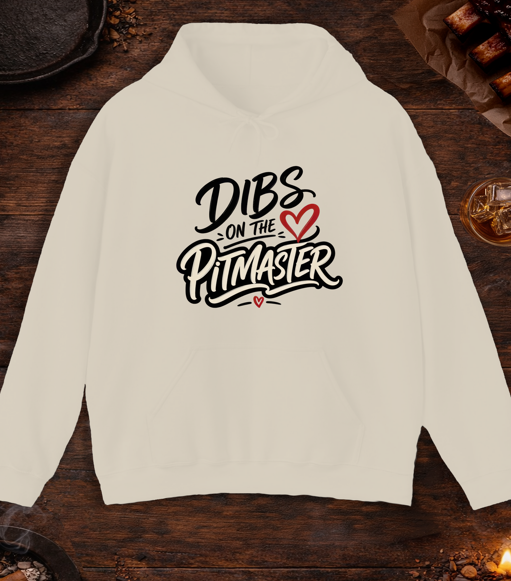 Dibs on the Pitmaster Hoodie - Sand