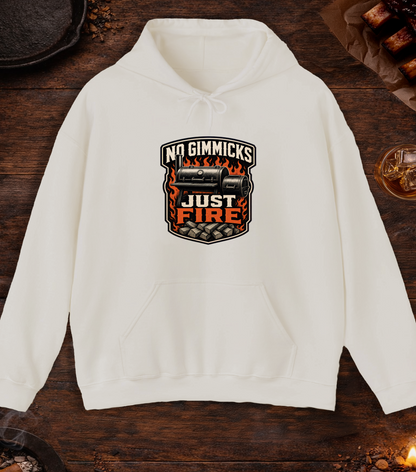 No Gimmicks Just Fire Hoodie - Sand