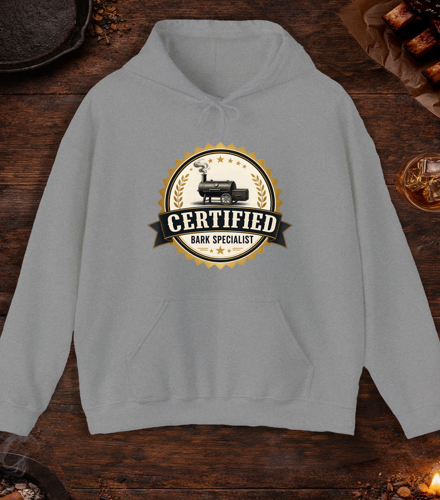 Certified Bark Specialist Hoodie - Sport Grey