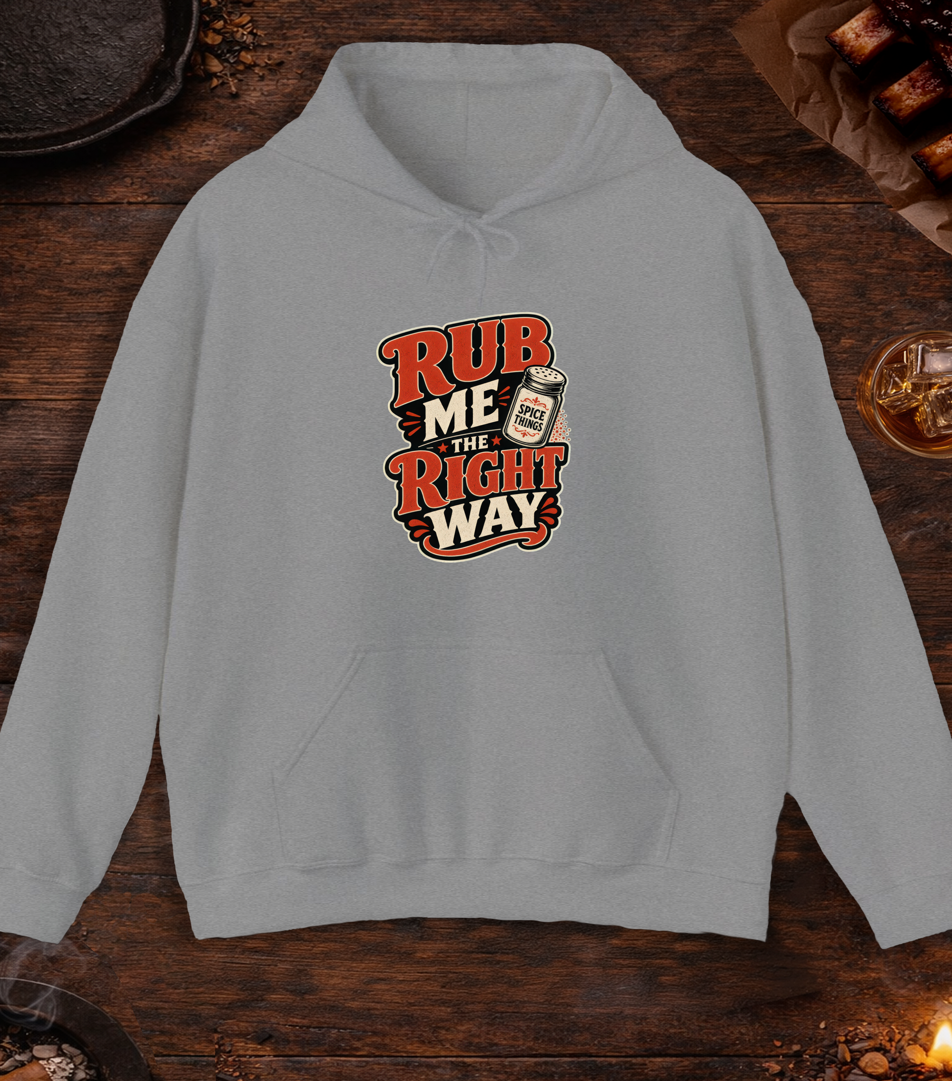 Rub Right Hoodie - Sport Grey