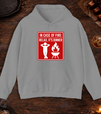 In Case of Fire Hoodie - Sport Grey
