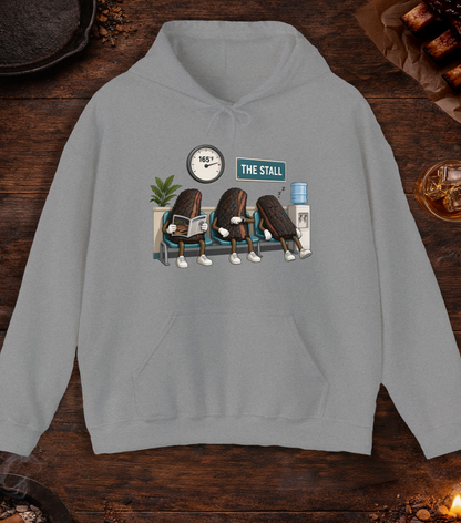 Stall Waiting Room Hoodie - Sport Grey