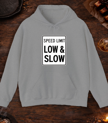 Speed Limit Low Slow Hoodie - Sport Grey