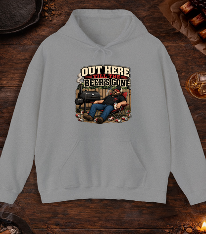 Till the Beer's Gone Hoodie - Sport Grey