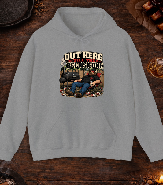 Till the Beer's Gone Hoodie - Sport Grey