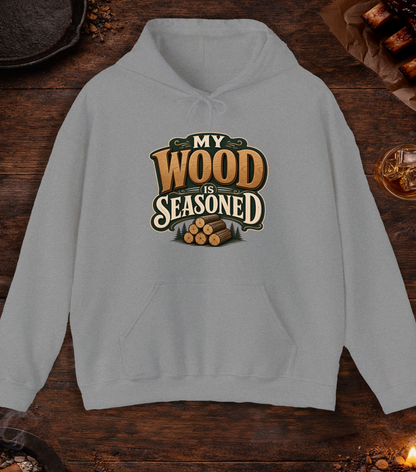 Wood Is Seasoned Hoodie - Sport Grey