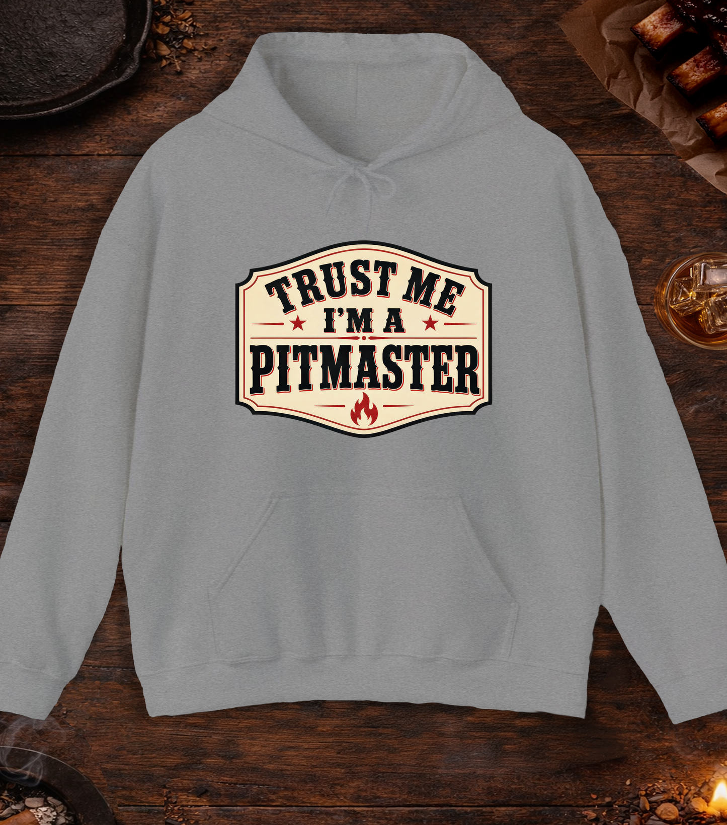 Trust Me Hoodie - Sport Grey