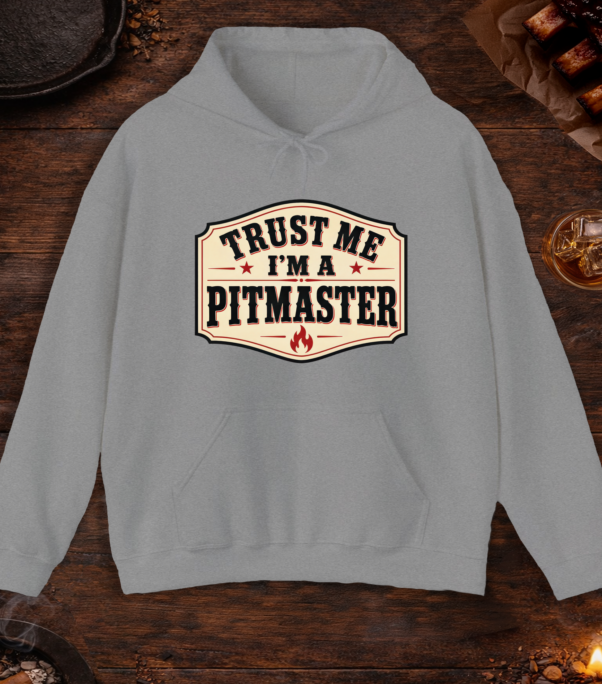 Trust Me Hoodie - Sport Grey