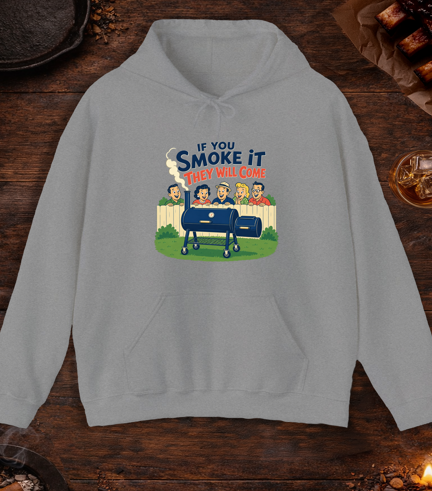 They Wlll Come Hoodie - Sport Grey