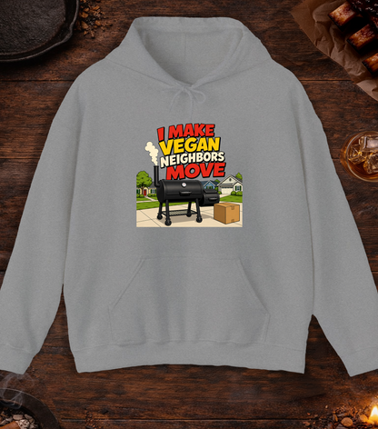 Vegan Neighbors Move Hoodie - Sport Grey