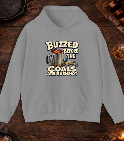 Buzzed Before Hoodie - Sport Grey