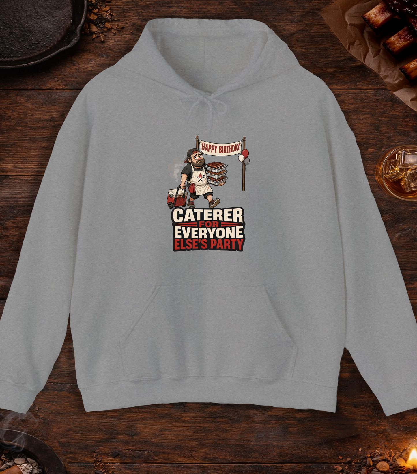 Everyone Else's Caterer Hoodie - Sport Grey