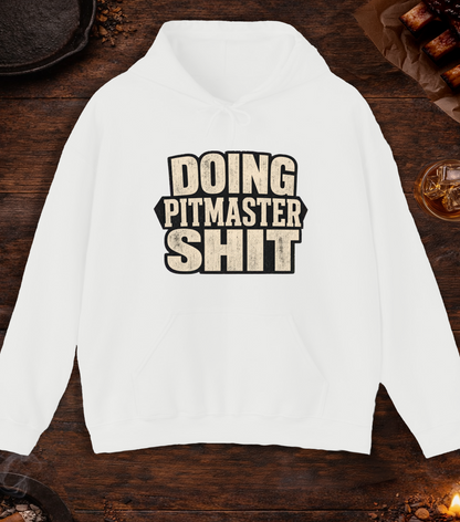 Doing Pitmaster Sh!t Hoodie - White
