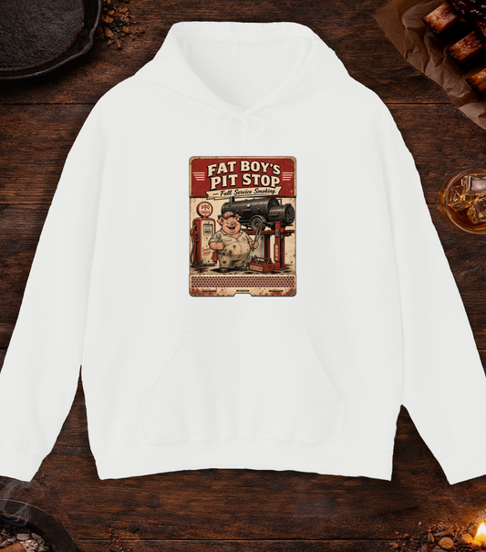 Fat Boy's Matchbook Hoodie - White