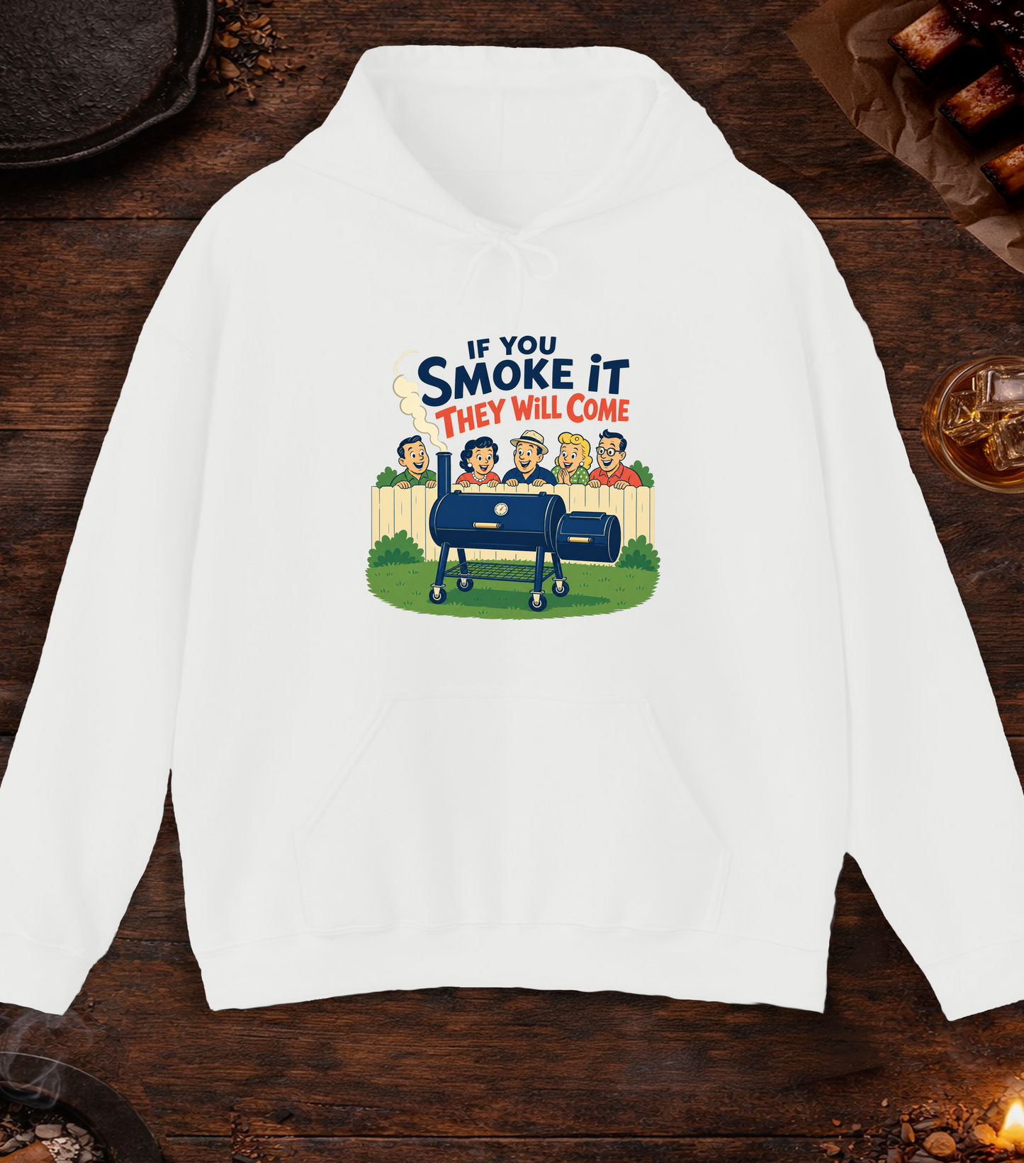 They Wlll Come Hoodie - White