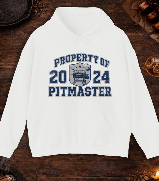 Property of Pitmaster Hoodie - White