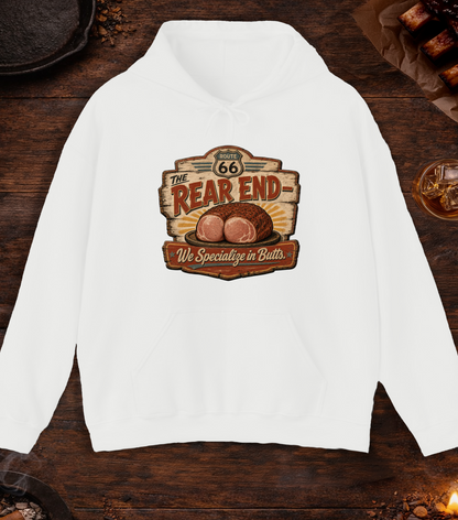 The Rear End Hoodie - White