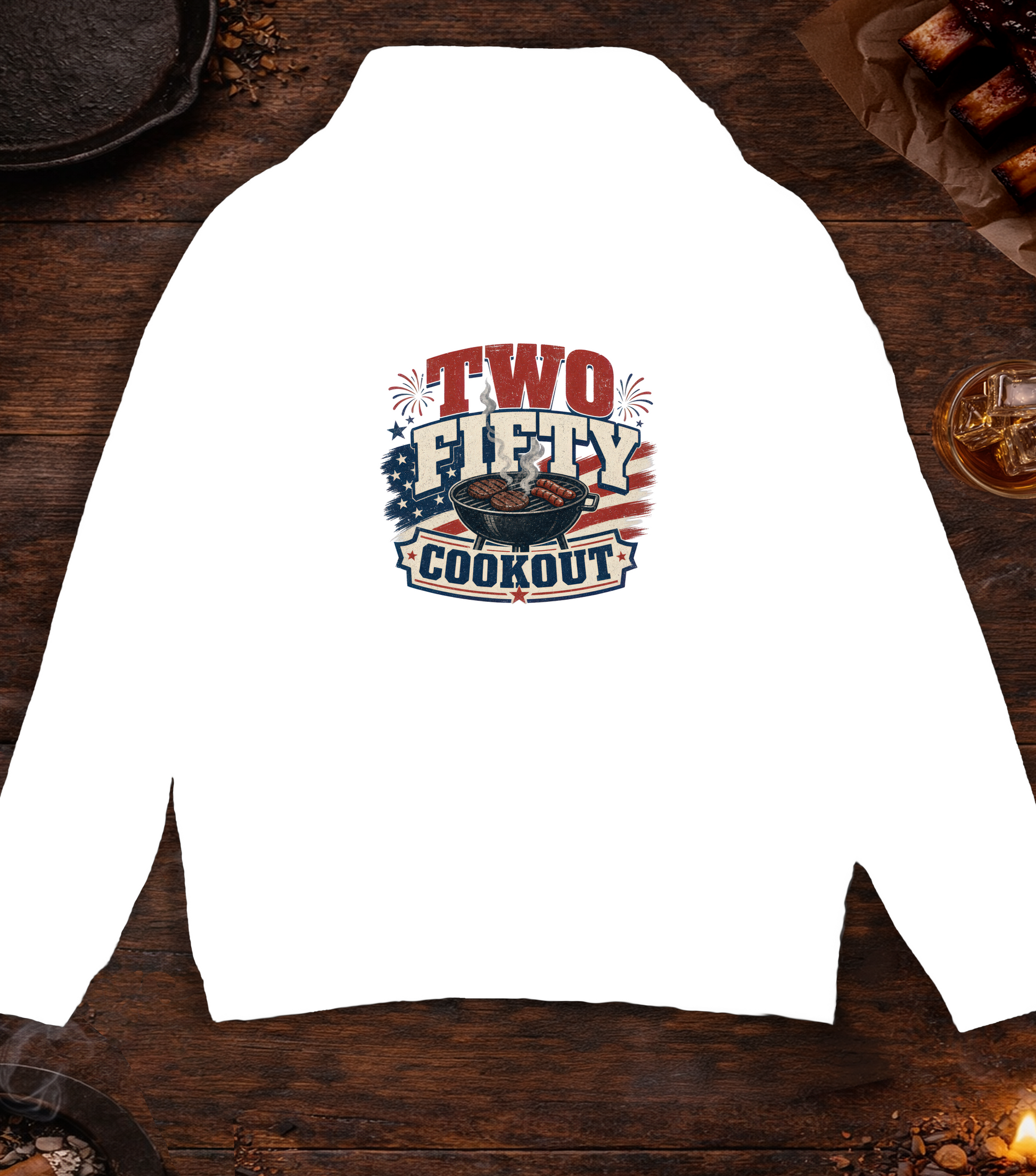 250 Cookout Hoodie - White